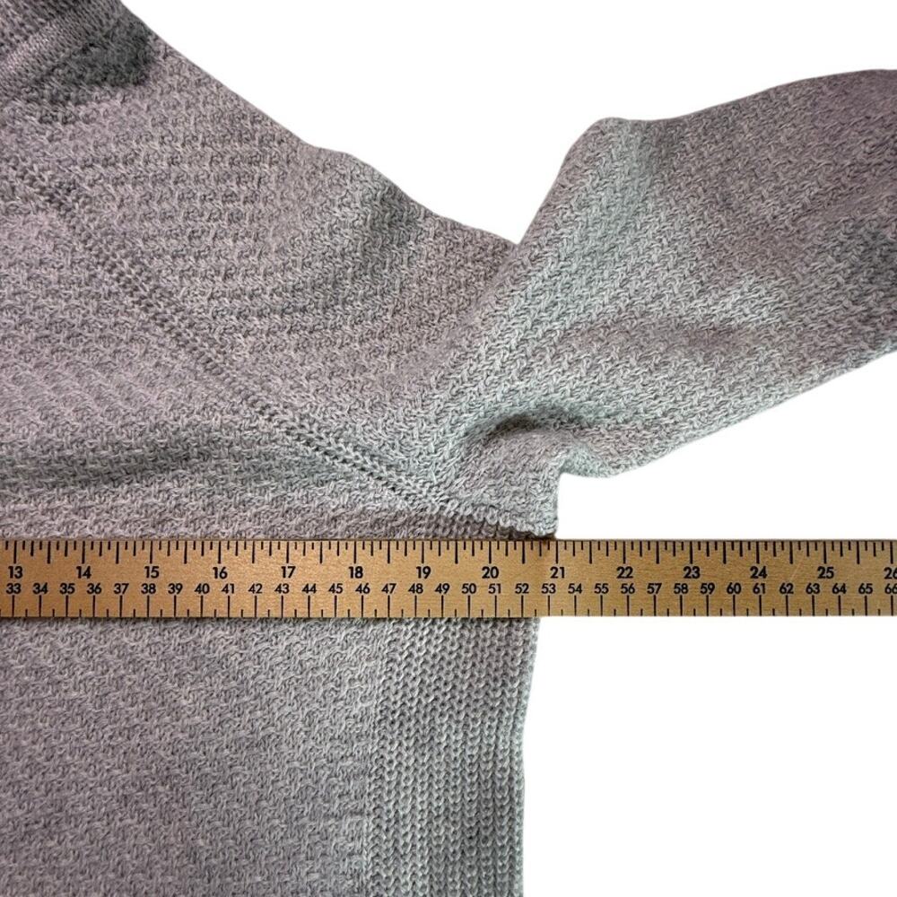 Banana Republic Alpaca Merino Wool Blend Funnel Neck Sweater Gray Small - Picture 4 of 12